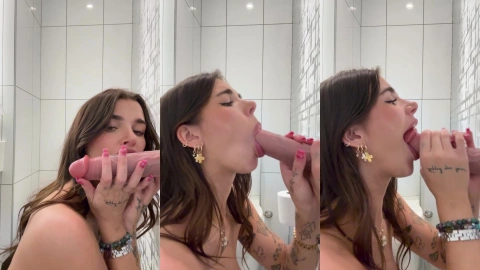Dildo BJ on Wall with Arikytsya - PPV