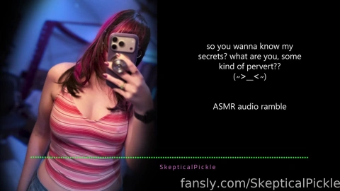 Spicy Talk ASMR & Lore with SkepticalPickle