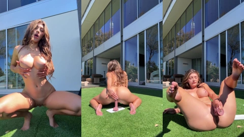 Dildo Ride Outdoors with Queenpussybossv