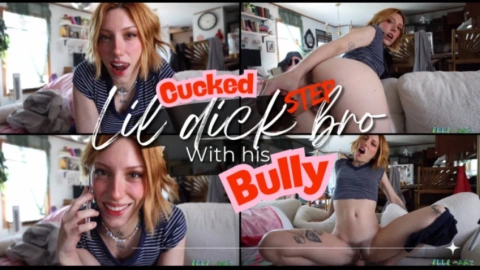 Elle Marz Step-Bro & Bully Action Cuckold