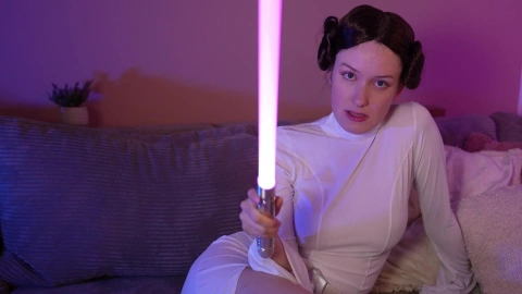 Emily ASMR Princess Leia Cosplay Roleplay