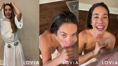 Eva Lovia Leia Blowjob - Galactic Fun