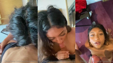 Facial Soaks Drench PeachyNeeshx's Face