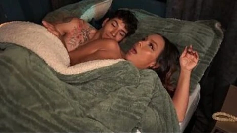 Kataleya Gil & Stepmom - Hotel Mistake Bed Sharing