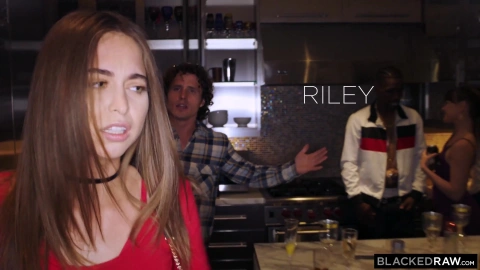 Riley Reid Joins BBC Gangbang Party Fun