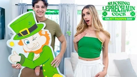 Emily Jade Sucks Leprechaun Cock - St. Patrick's Day